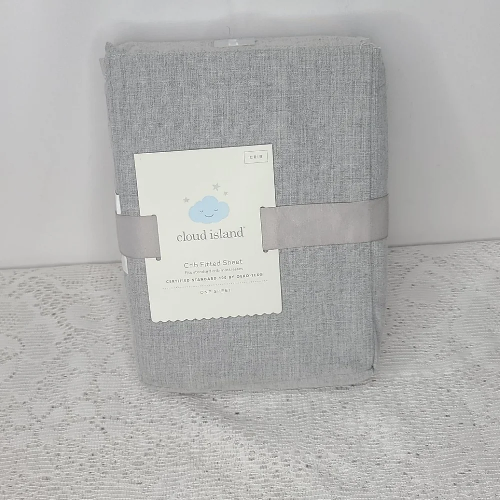 NWT Cloud Island crib fitted sheet baby bedding
